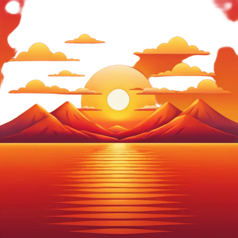 Sunset emoji