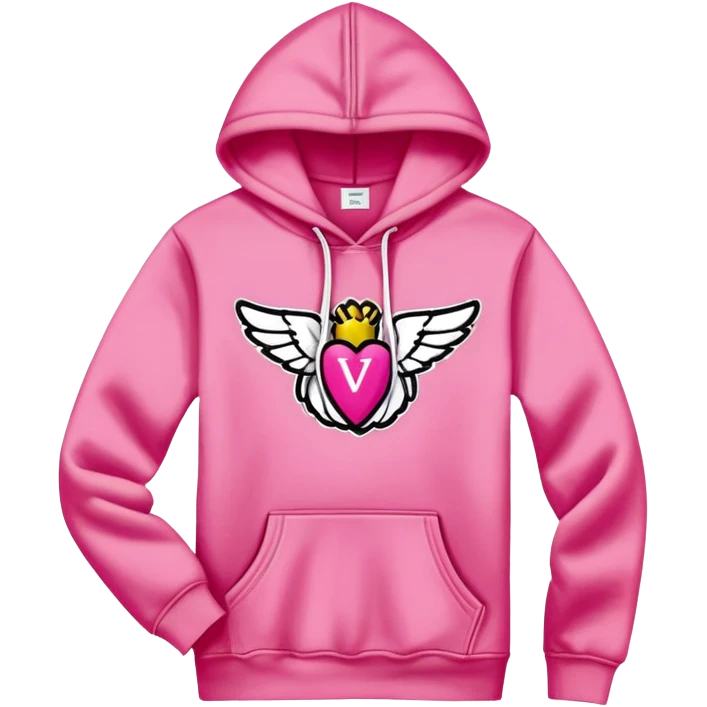 Victoria's Secret PINK hoodie with logo on the front emoji