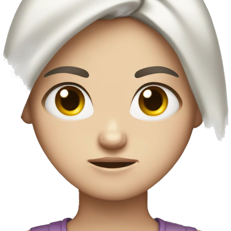 Angry arms crossed white girl emoji emoji