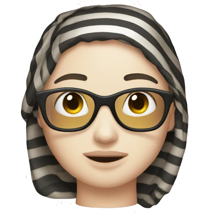 Striped tube top emoji