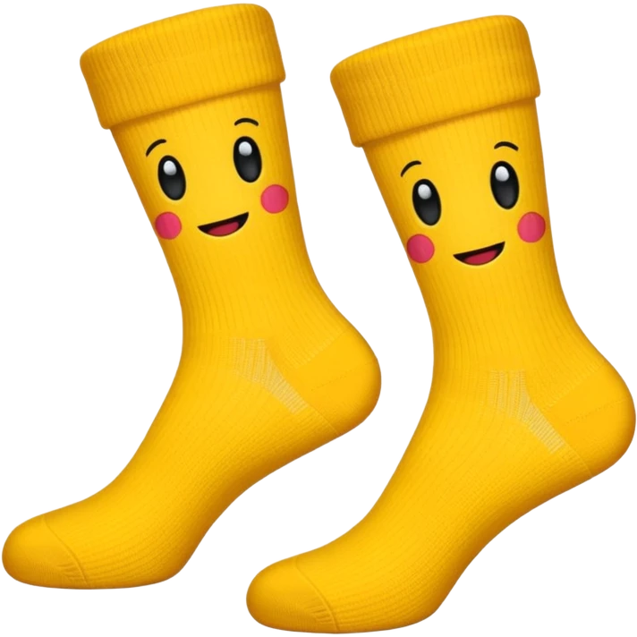calcetines: amarillos emoji