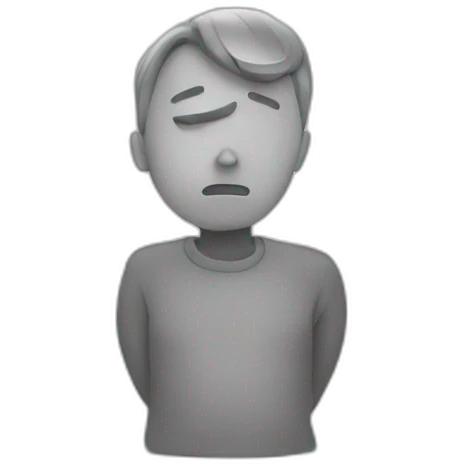 thinking man emoji