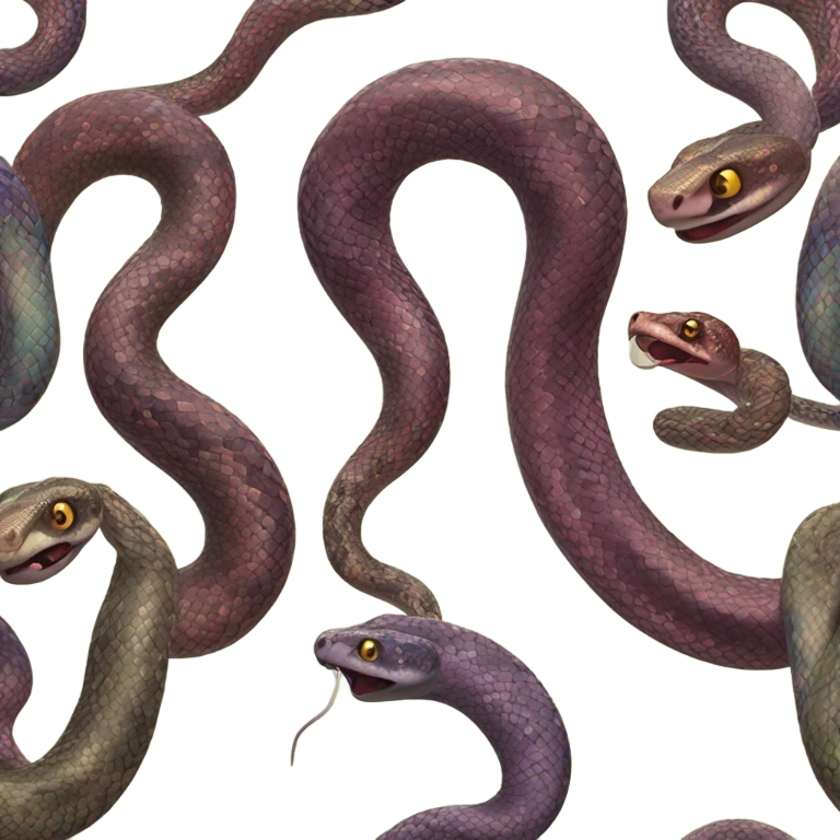 Snake with five heads emoji