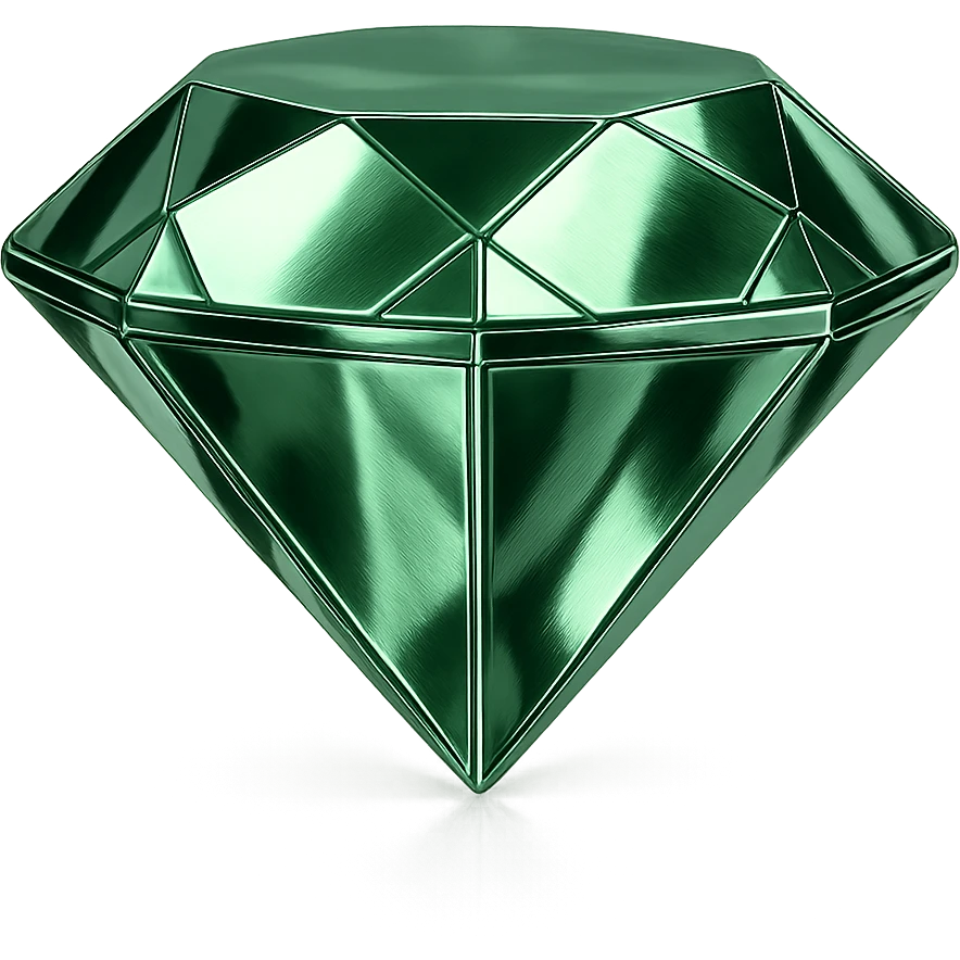 green diamond emoji