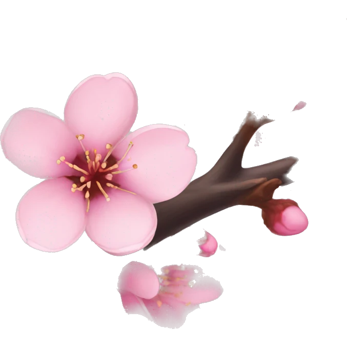 Cherry blossom emoji