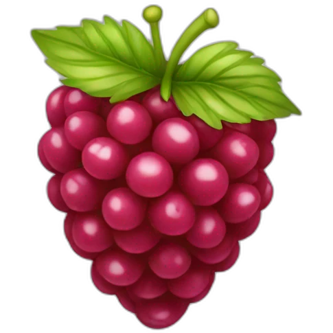 Raspberry emoji