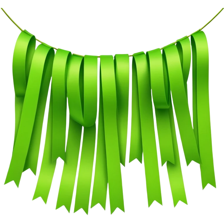 party decor  lime green emoji