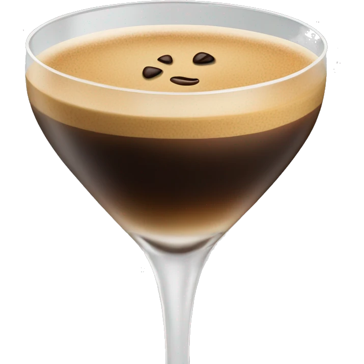 luxury espresso martini cocktail emoji