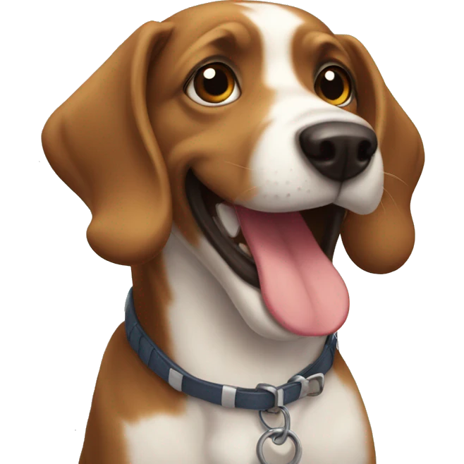 Fun dogie emoji
