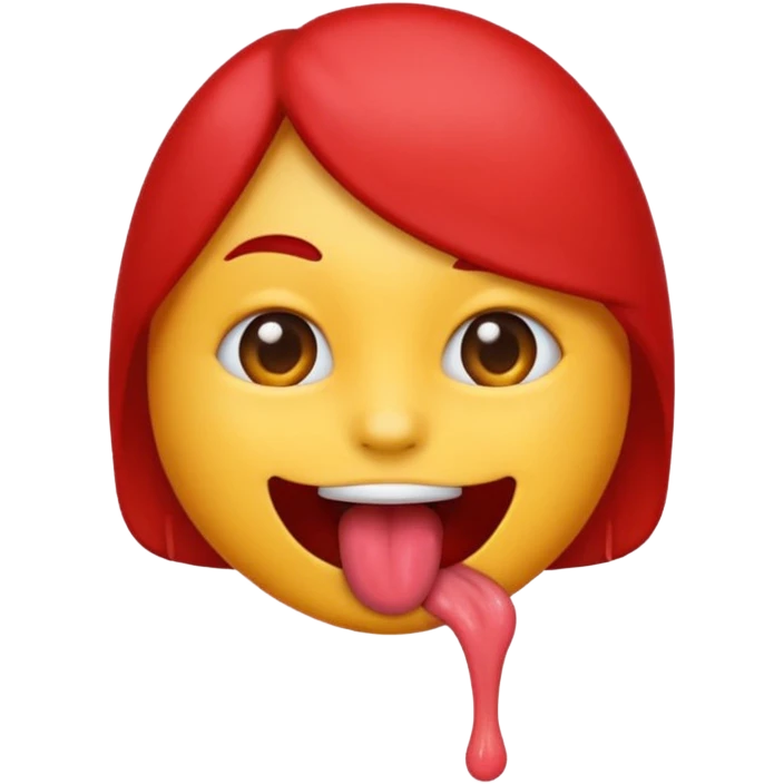 Emoji that’s🥵 but licking lips emoji