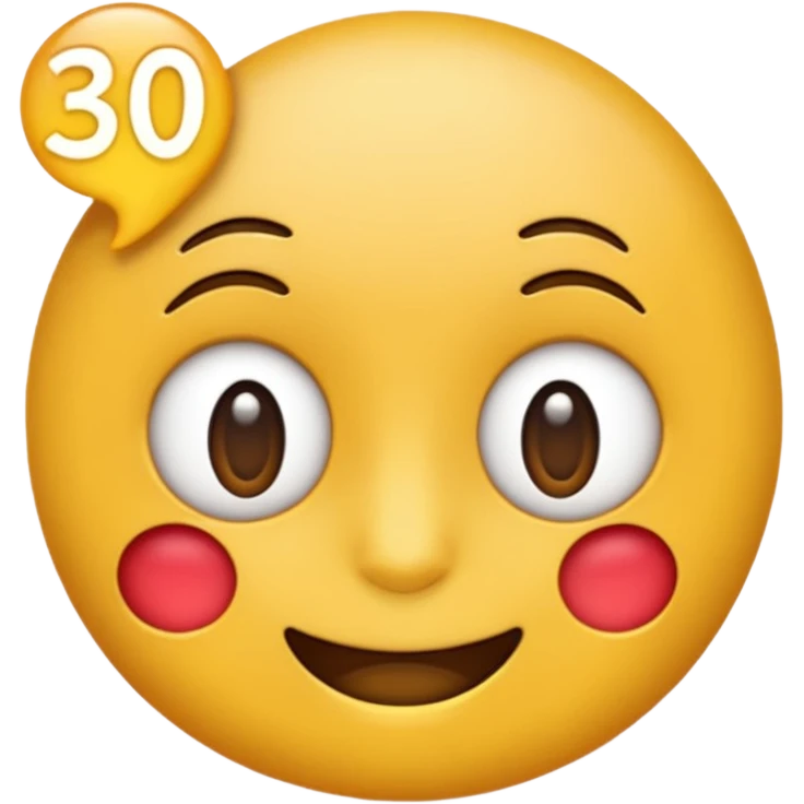 An emoji with a number above it's head saying 304 emoji