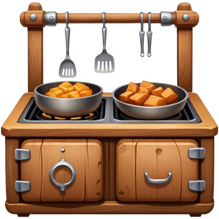 dnd item icon, wooden cooker emoji