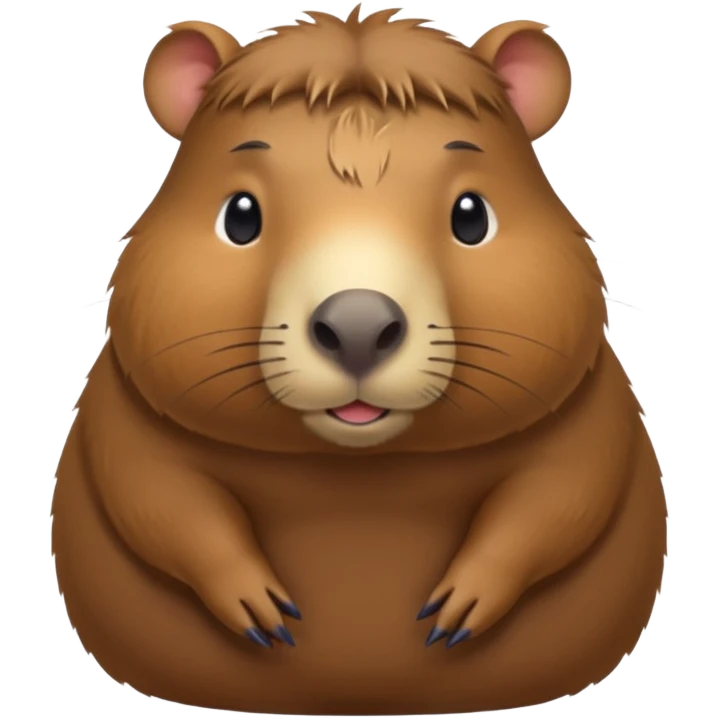 Create a capybara emoji