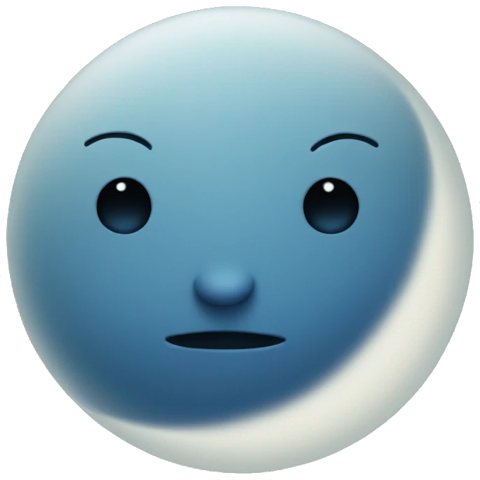 Blue moon  emoji