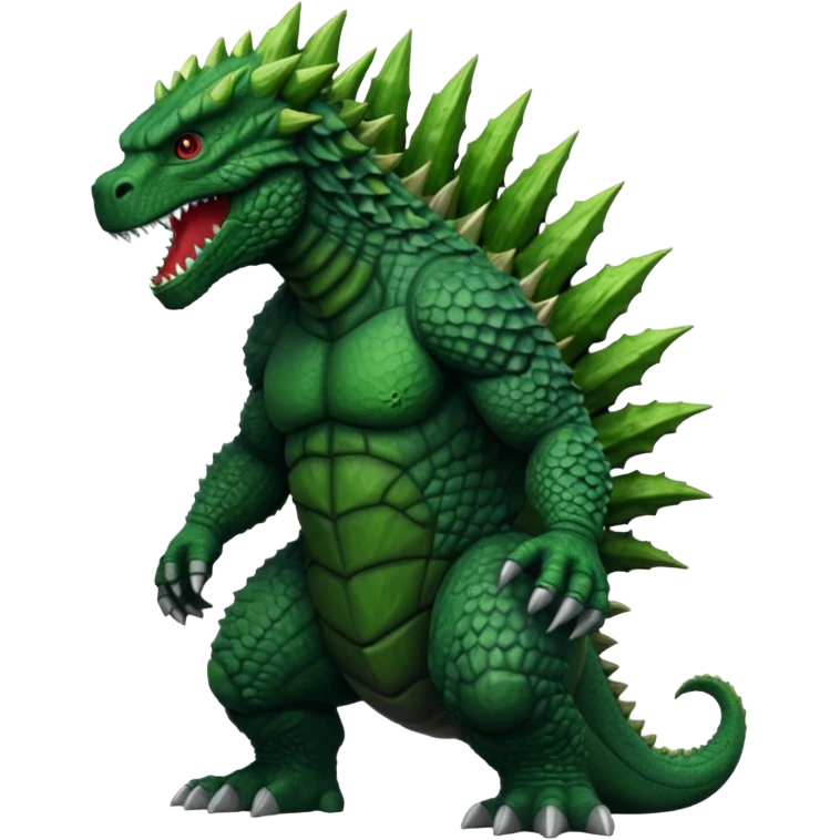 Godzilla front view emoji