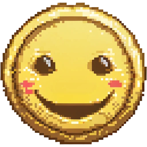 A thoughtful face smile emoji emoji