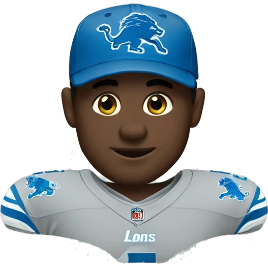 Detroit lions emoji