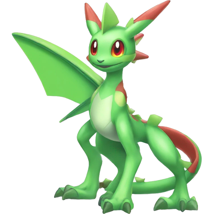 Shiny Colorful Vikavolt-Flygon-Pokémon Full Body emoji