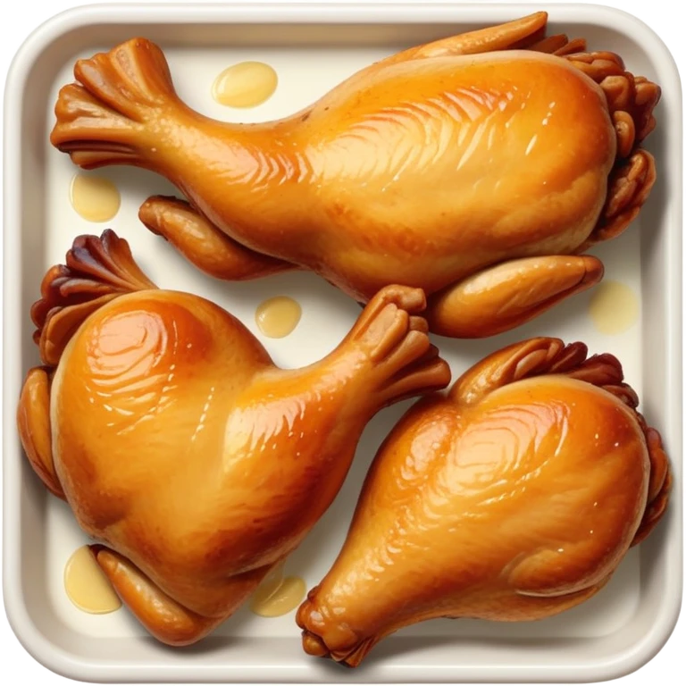 Baked chicken emoji