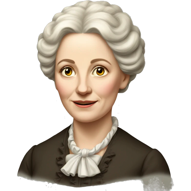 19th century white woman emoji