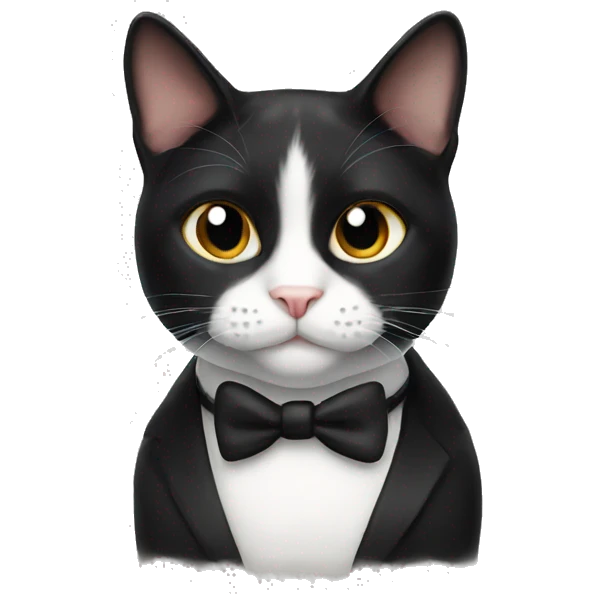 tuxedo cat emoji