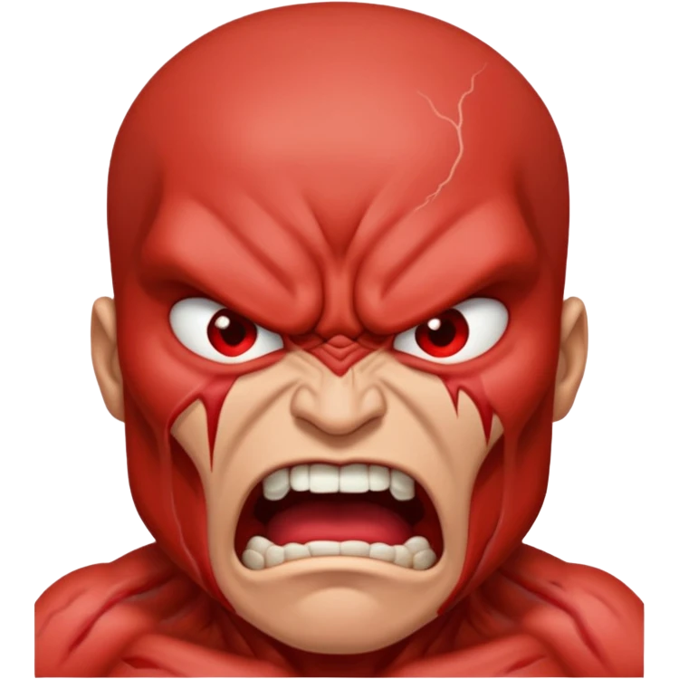 Super angry emoji