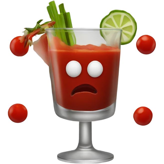 Bloody Mary drink emoji