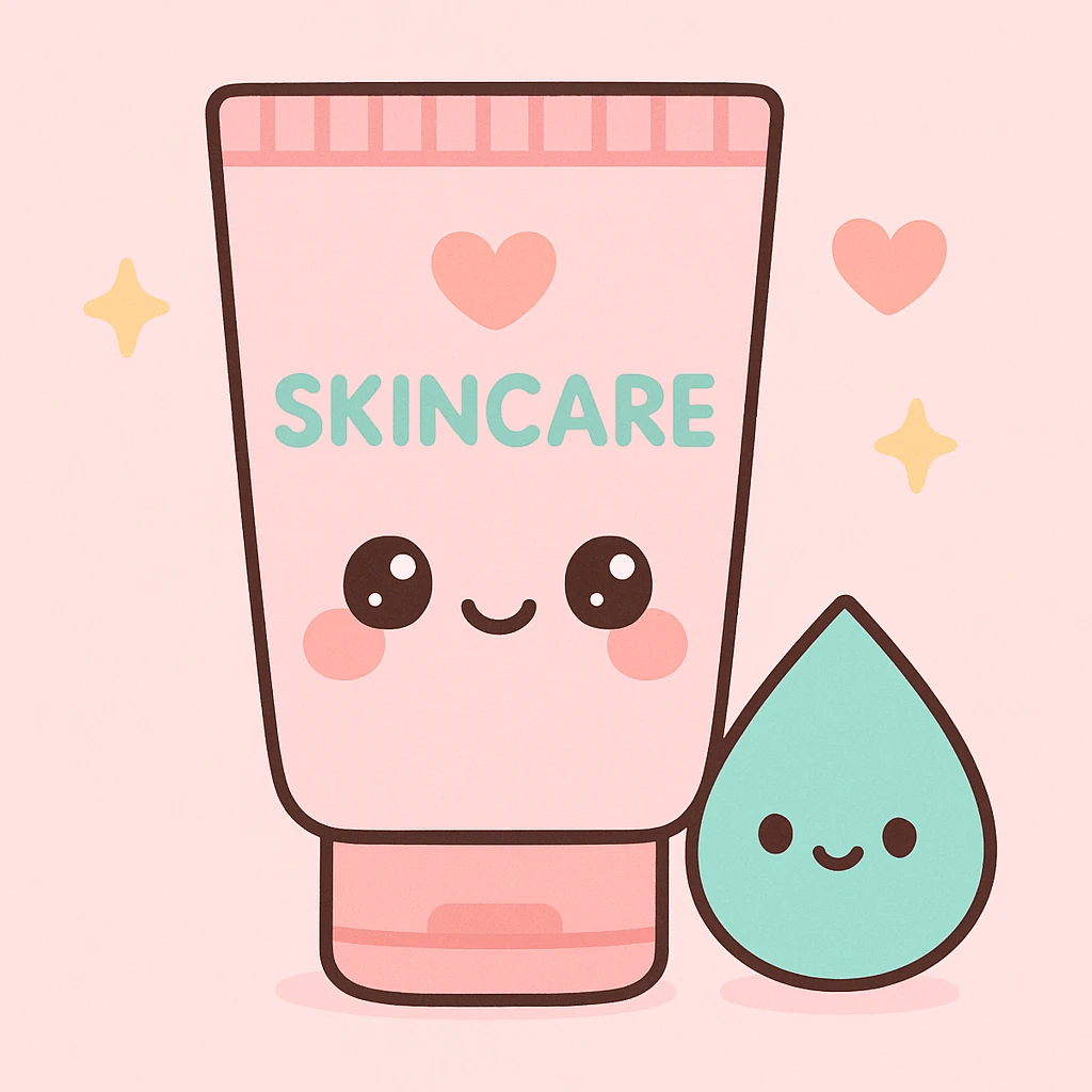 skincare, cute and playful emoji