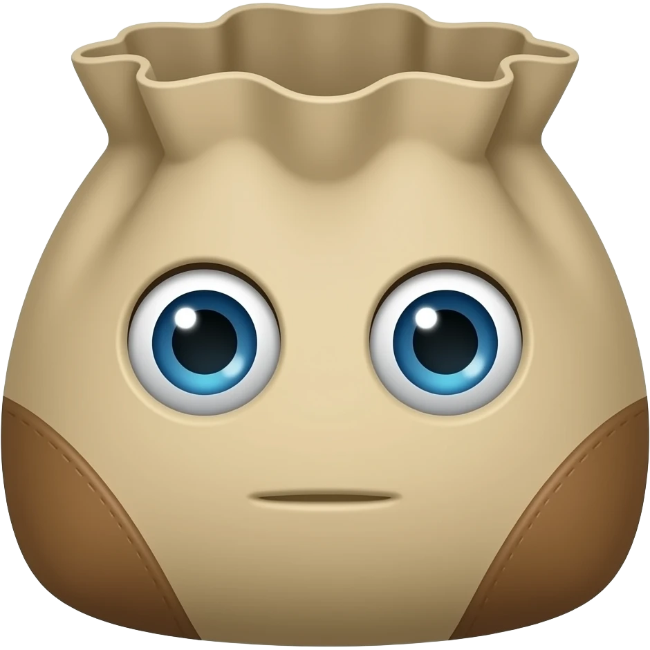 Disguising bag emoji