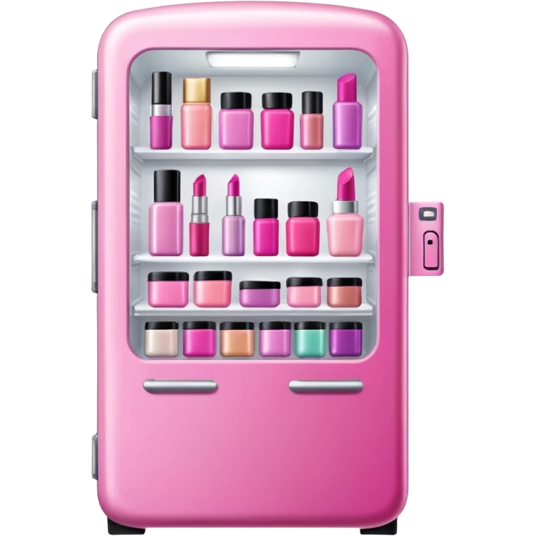 pink cosmtics fridge  emoji
