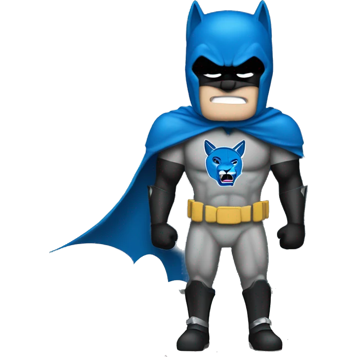 Detroit lion Batman emoji