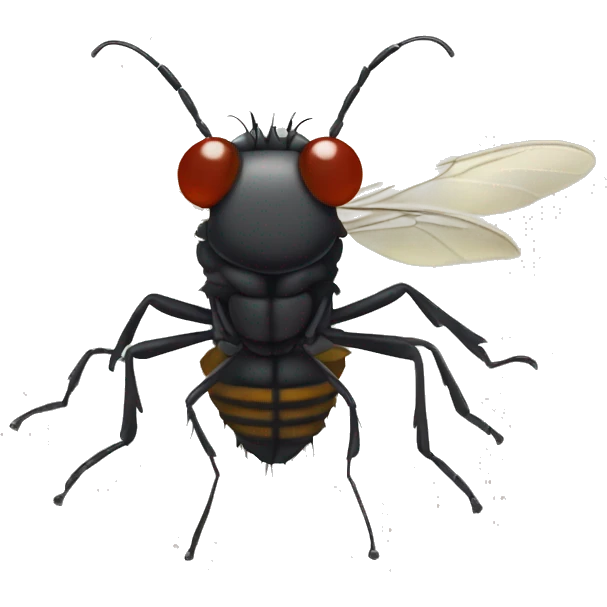 fly rubbing its hands together menacingly  emoji