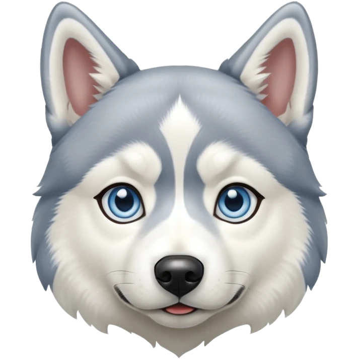 Chien husky emoji