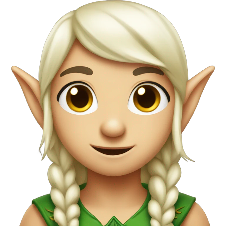 Cute elf emoji