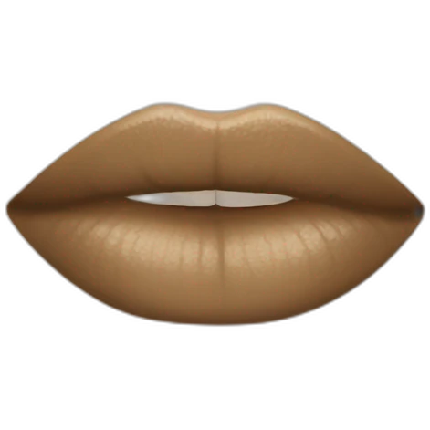 beige lips emoji