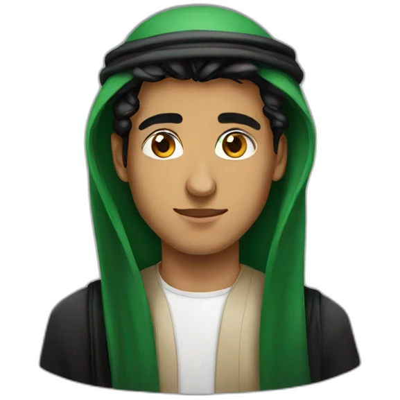 Saudi young man emoji