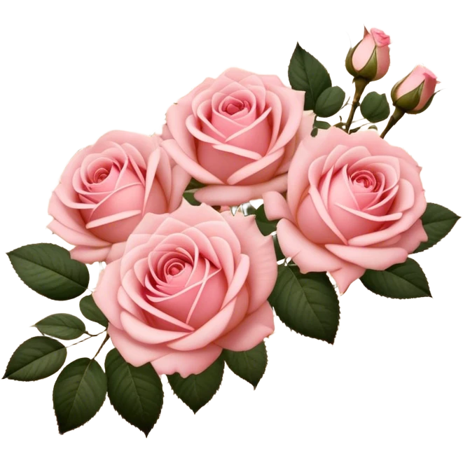 Aesthetic flat lay of blush pink roses on aged parchment, golden calligraphy details. emoji