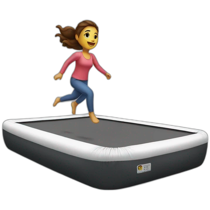 trampolin woman emoji