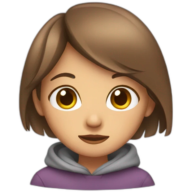 shy girl emoji