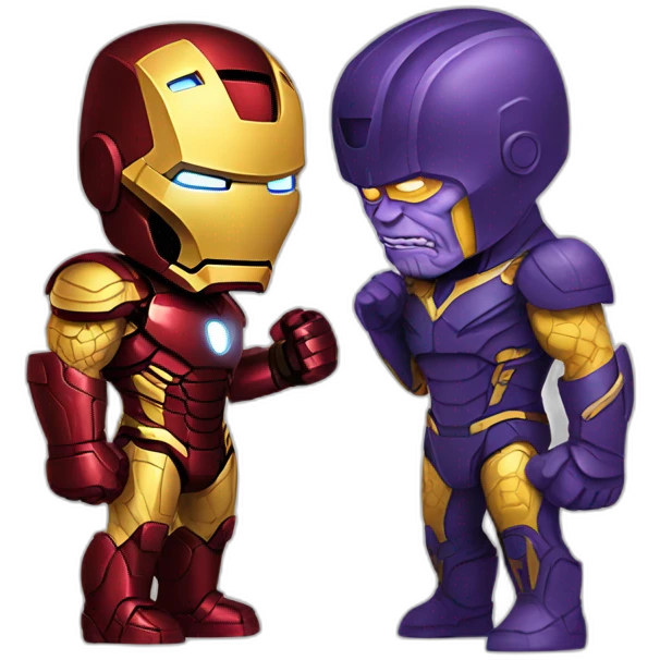 Ironman vs thanos emoji