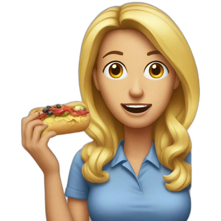 Woman-eating-jeff-probst emoji