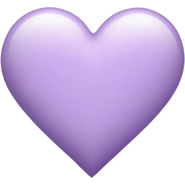 Light purple heart emoji