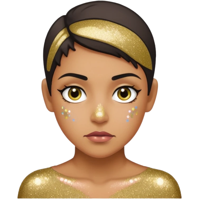 Glitter killer emoji