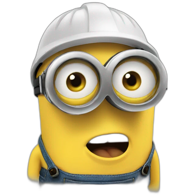 minion swearing allegiance to emoji