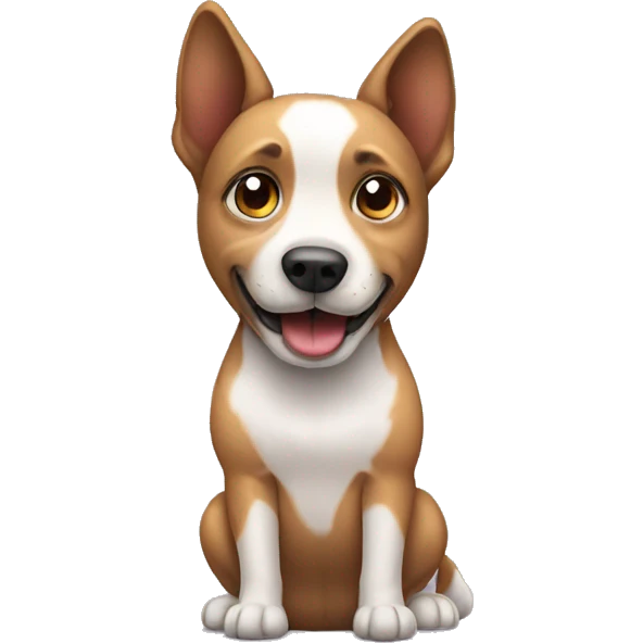 Dog playing emoji