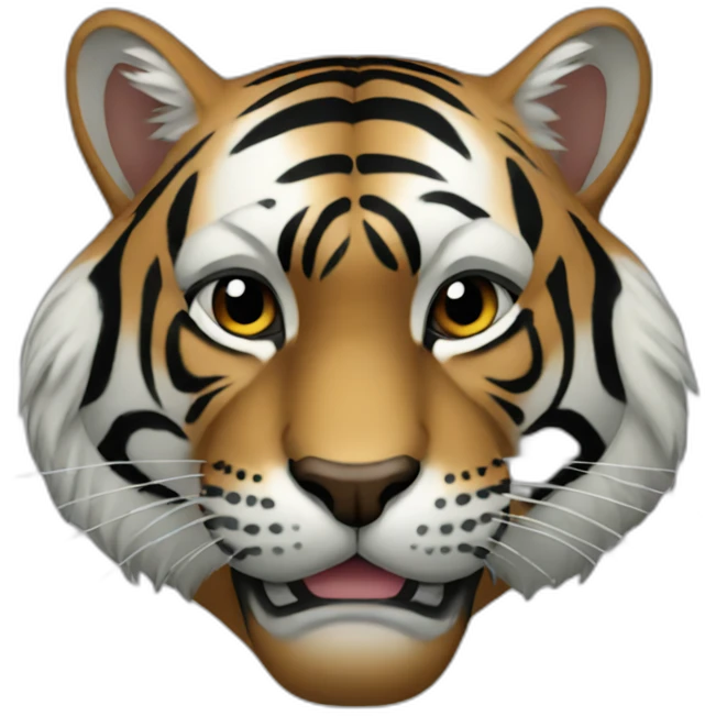 all BLACK Tiger emoji