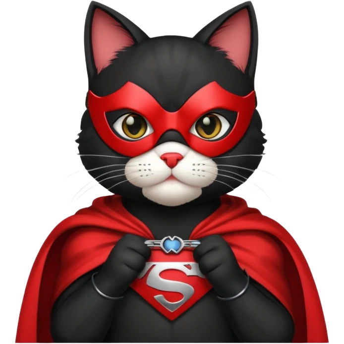 superhero cat emoji