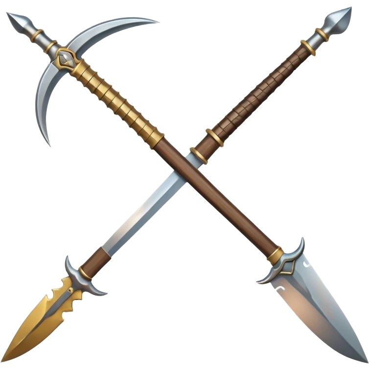 CREA UN ARSENAL DE ARMAS PERO QUE TENGA ESPADAS, CUCHILLOS Y ARCOS Y LANZA emoji