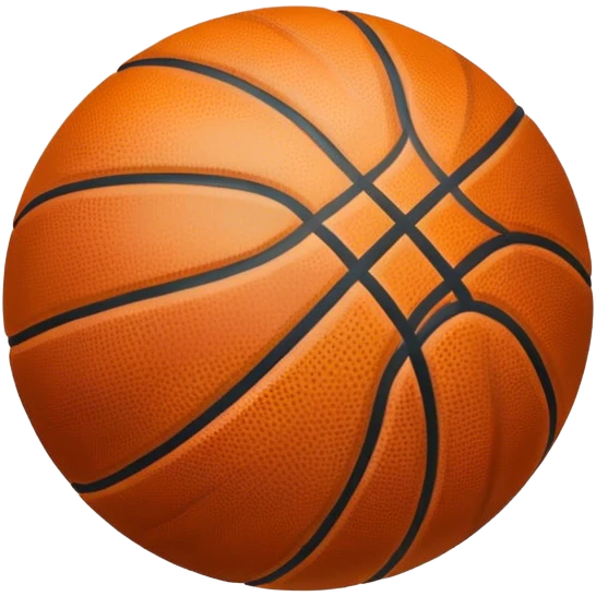 Basket ball with a poop emoji