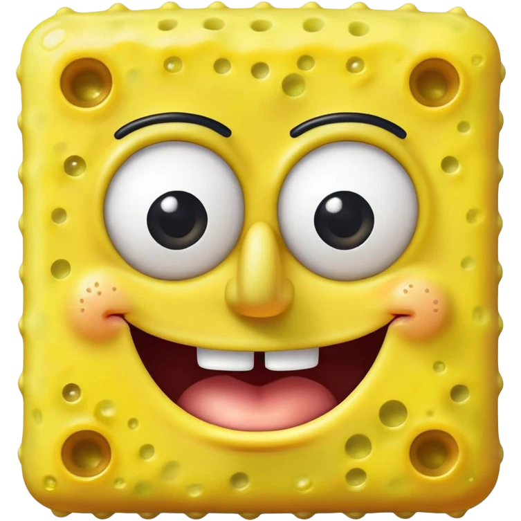 spongebob with big chest  emoji